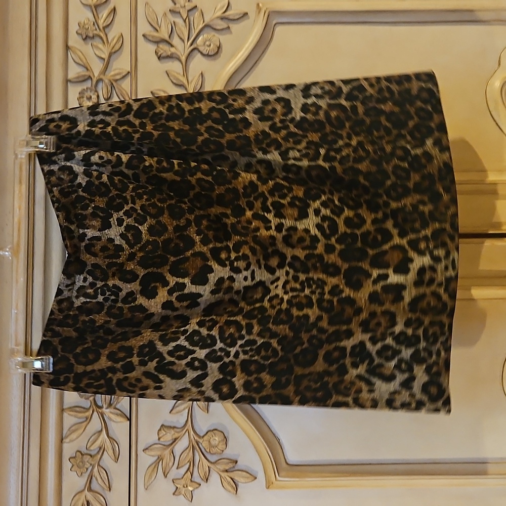 Chico's leopard print skirt Chico's size 2